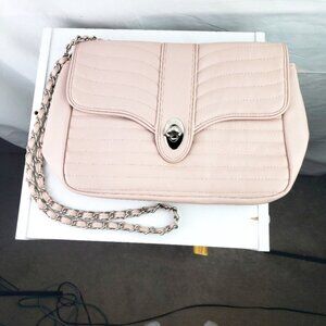 Express Soft Pale Pink Womens Chain Strap Shoulder Bag